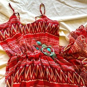 Poetry Boho High Low Dress - Size Med